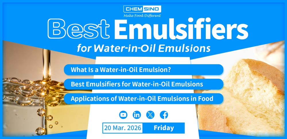 油中水型エマルジョンに最適な乳化剤